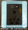 New Design NP Serial 1 Gang 6 Pin Socket Wall Switch for Nepal in South Asian