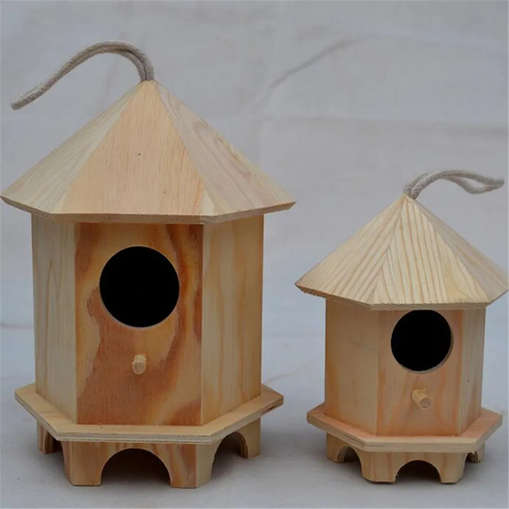 Wild Bird Small Hanging Wooden Bird House Buy Cheap Bird Houses