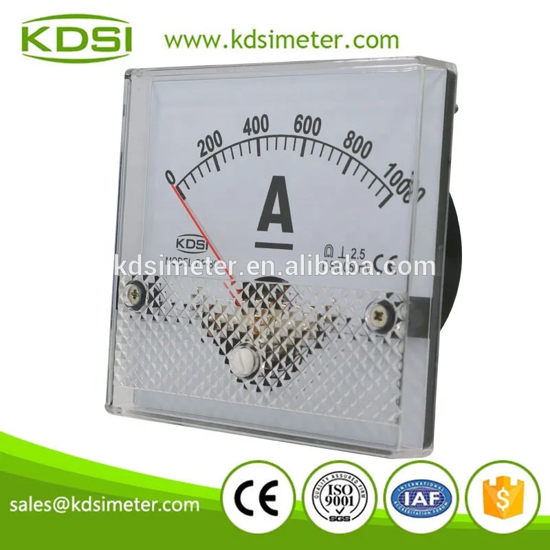 Safe To Operate Bp80 Dc50mv 1000a Analog Dc Ammeter For Welding