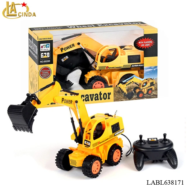 battery excavator toy