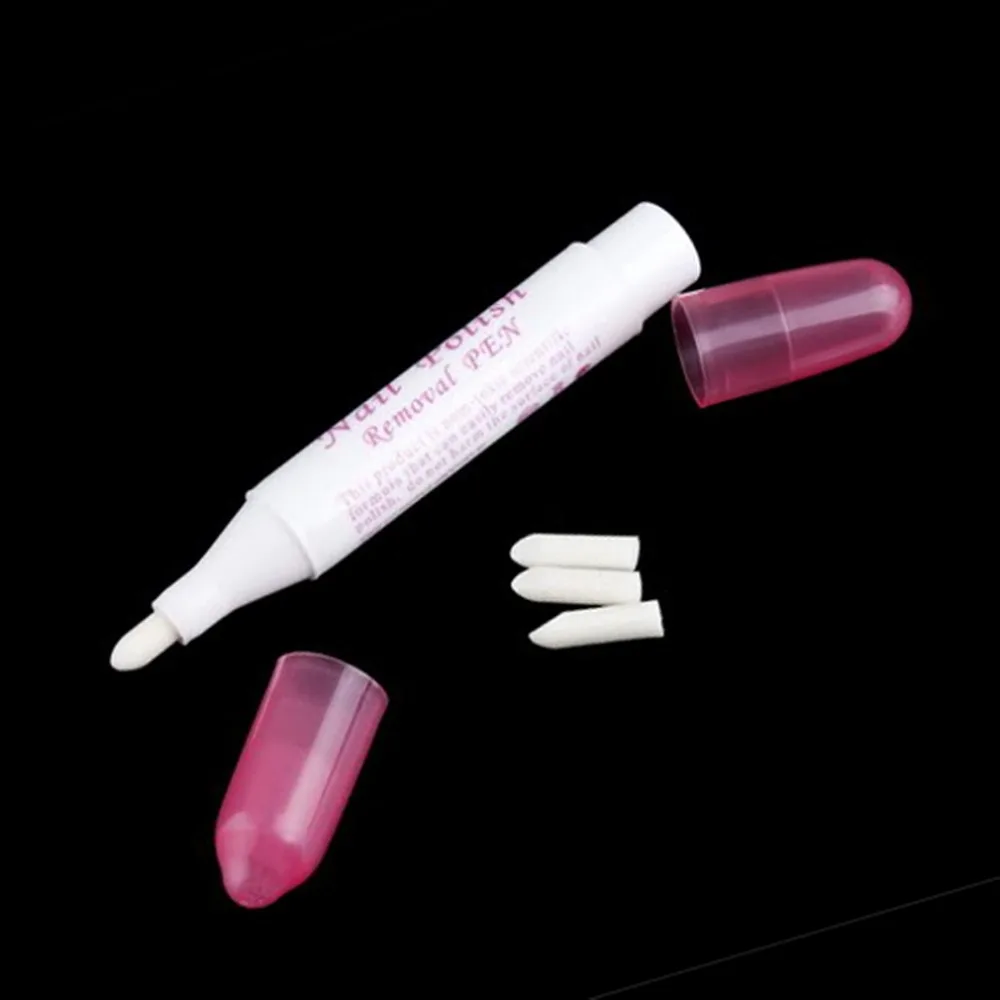 1 SET Nail Art Polish Corrector Pen Cleaner Erase Manicure