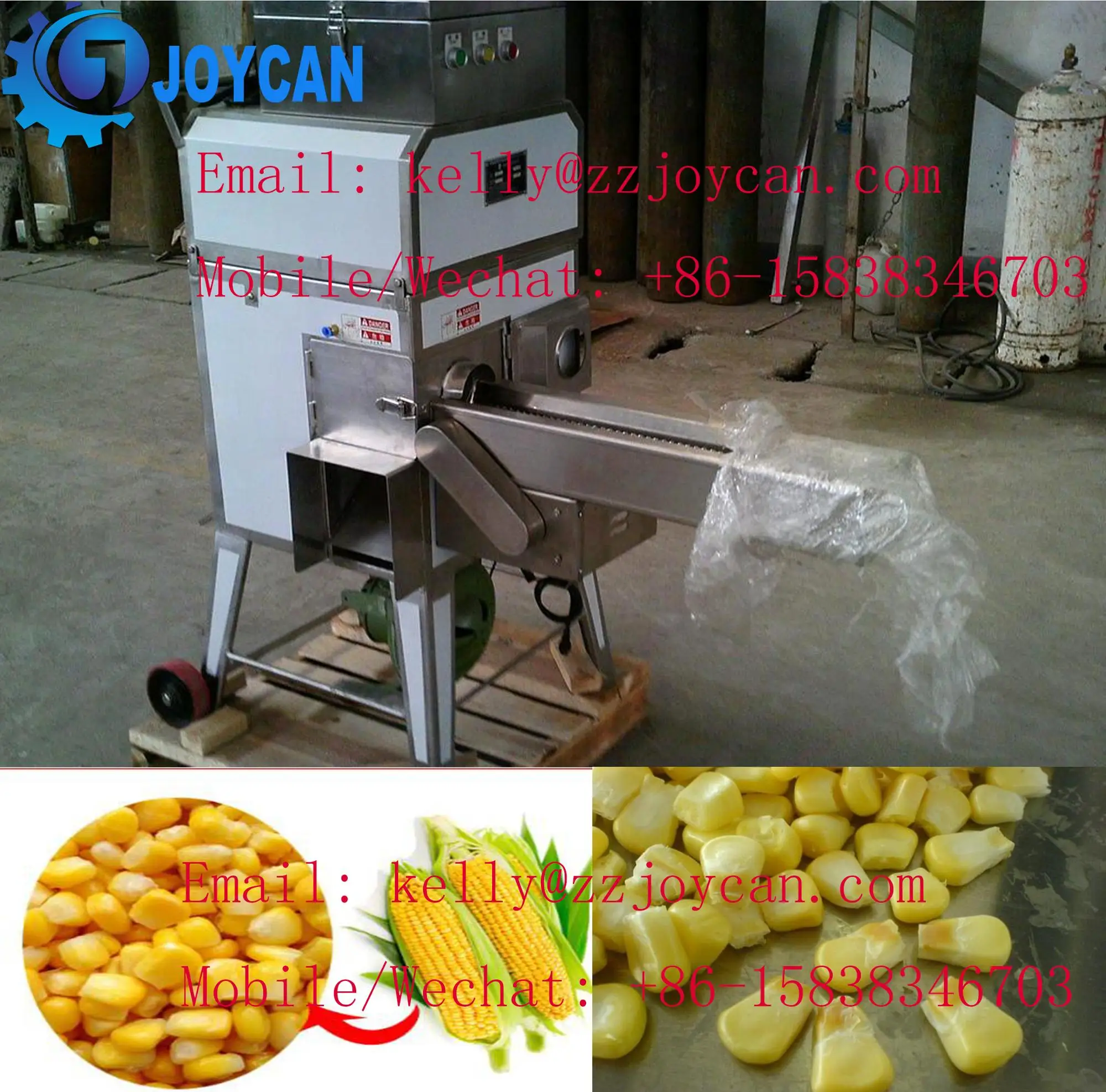 Fresh Sweet Corn Deseeder Machine Sweet Corn Seed Removing Machine For Canned Sweetcorn Corn