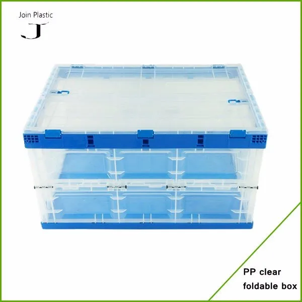 clear plastic foldable boxes