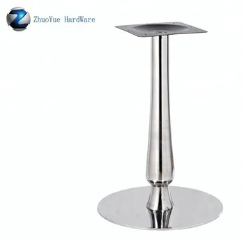 round leg iron cast six table stainless base steel granite sides mb larger