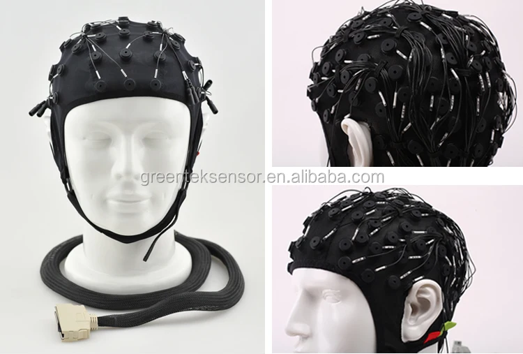 Neuroscan Compatible Eeg Recording Hat;64 Channels Neurofeedback Eeg