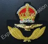 RAF Rank Cap Badge for Peak Cap, Head wear accessories, hand made cap badge