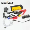 Emergency hammer Safety knife Dual-USB port Three LED light comprehensive portable jump starter power pack battery booster