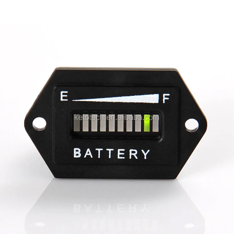 12v 24v 36v 48v 72v Led Battery Level Indicator For Ebike