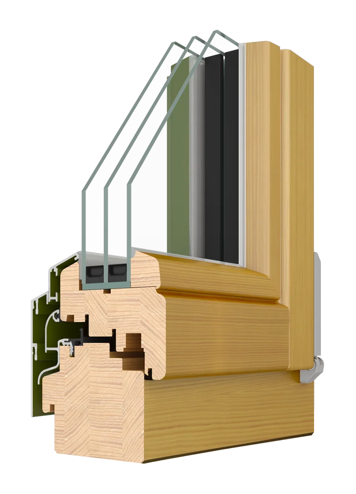 Timber Aluminum Clad Wood Frame Casement Window Clading ...