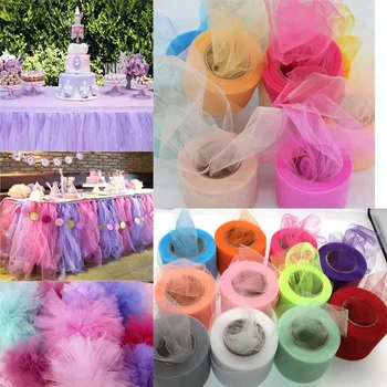 Tutu Tulle Roll Spool Netting Craft Fabric Wedding Party Decoration