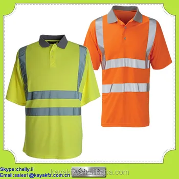 Dri Fit High Quality Men s Safety Shirt Reflector Buy 