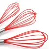 Kitchen Tool Stainless steel Hand Manual Eggbeater Silicone Portable Eggbeater Egg Whisk