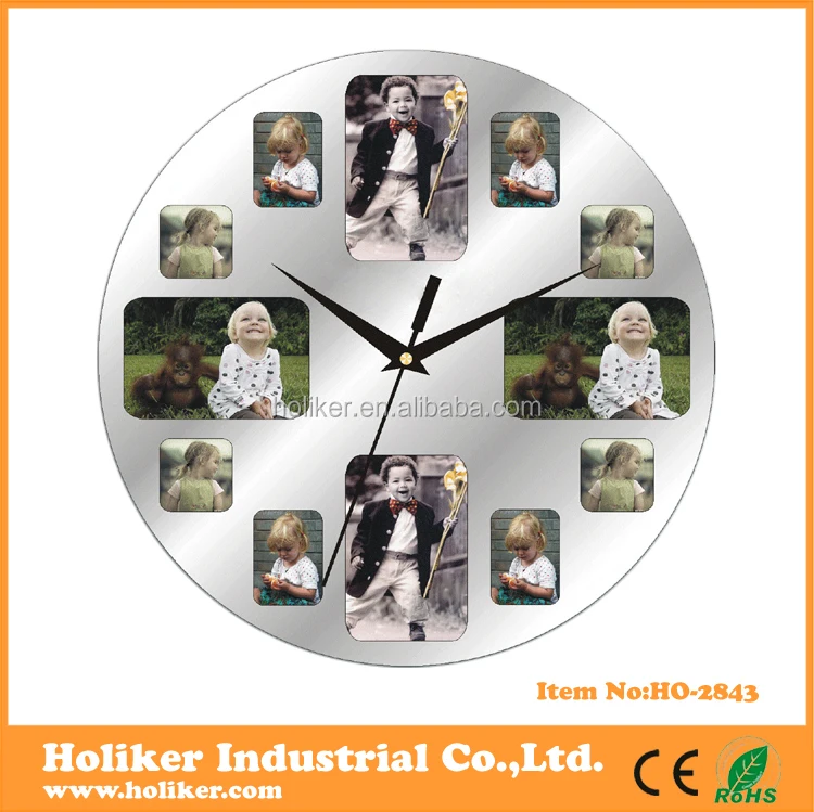 17 Inch Large Metal Photo Frame Wall Clock For Kids Buy 17 Inch Large