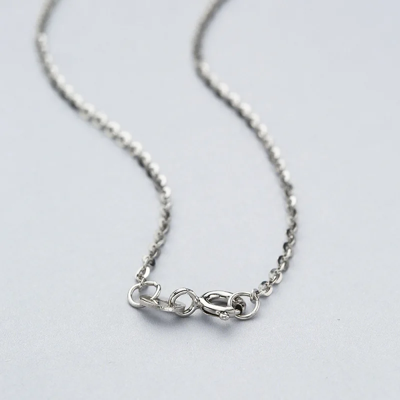 New Gold Fashion Long Chain Design 925 Sterling Silver Chain For Girls ...