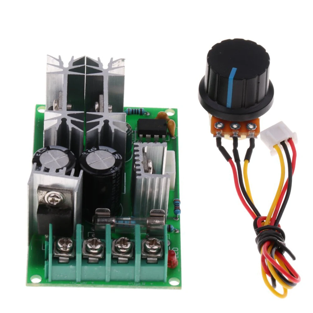 Generic Dc10-60v Dc Motor Speed Regulator 12v 24v 36v 48v High Power Drive Module Pwm Controller
