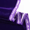 Dark purple korea velvet 5000 dyed polyester sofa velour curtain fabric home textile