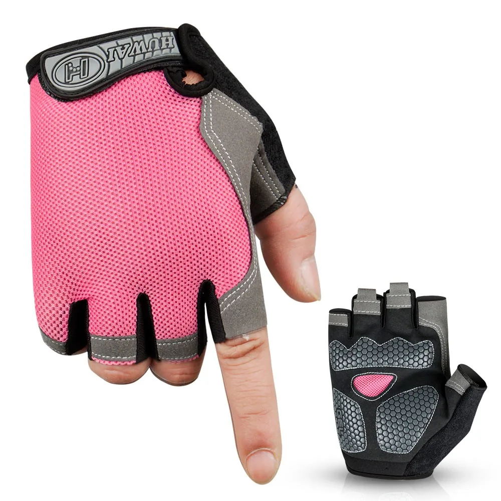 Wholesale Unisex Fingerless Fitness Weight Lifting Gym Gloves Mittens