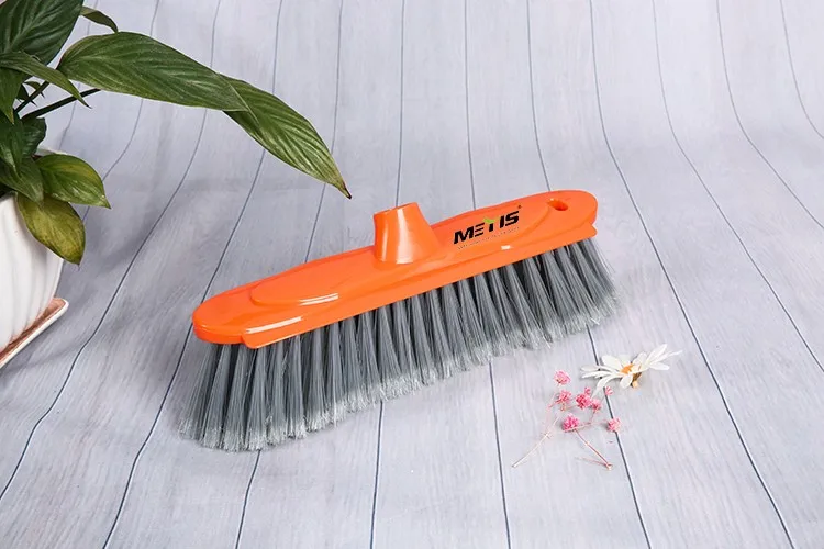 Durable household floor cleaning plastic broom head