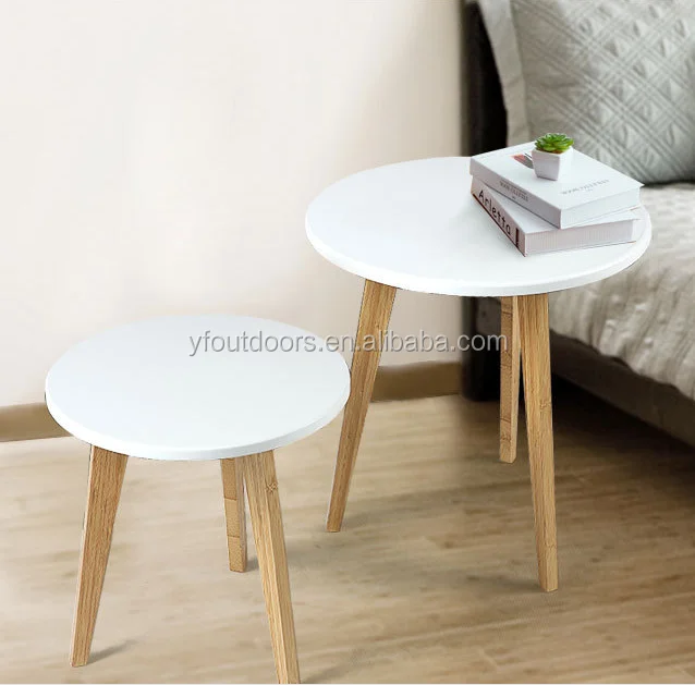 Beli Indonesian Set Lot Murah Grosir Galeri Meja Kopi Set Susun End Sisi Dengan Desain Modern Kayu Dari