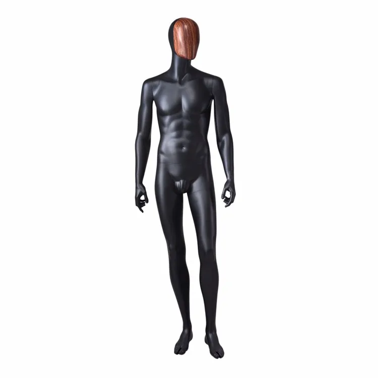 Fashion Antique Black Life Size Change Face Mask Attractive Standing