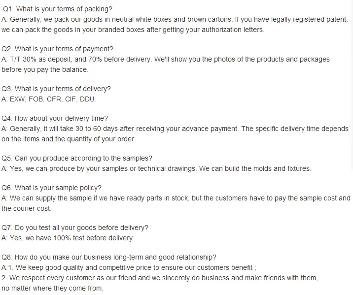 FAQ