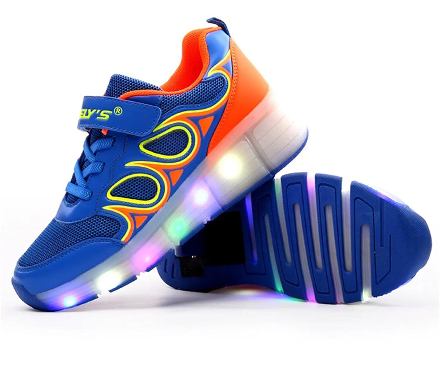 Cloudless Kids Girls Boys Led Light Up Retractable Wheels Roller Skates Shoes Kids Fashion Sneakers Shoes Handbags Sneakers Urbytus Com