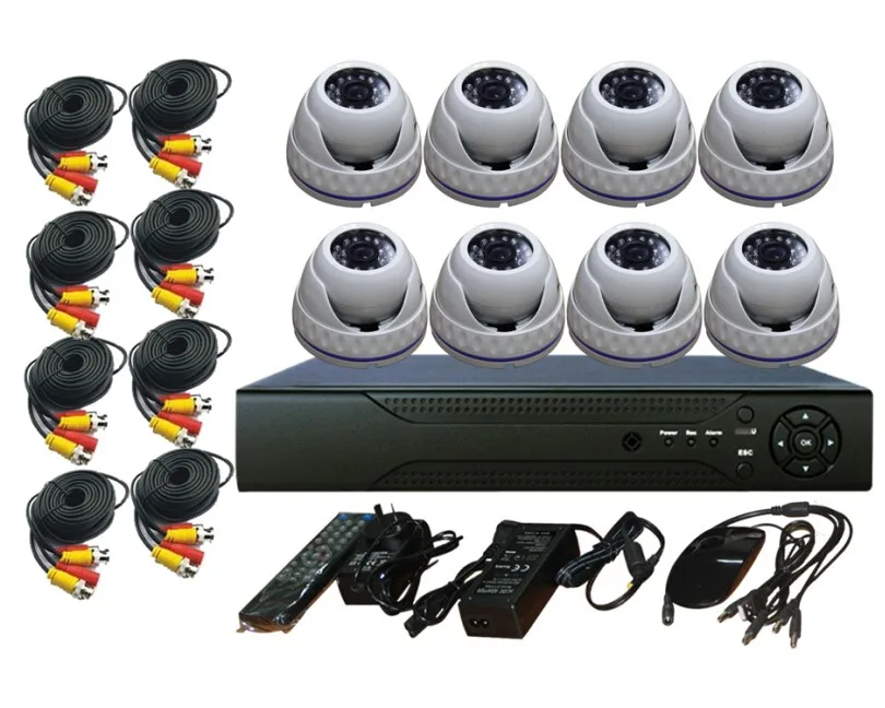 4ch 8ch Cctv Camera Kit Digital Dvr Wireless Cctv Camera Dvr Kit Hybrid 