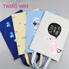2018 Netherlands new file folder bag flamingos Design polyester custom zipper file folder bag lady cute document bag with handle