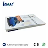 Cote Handmade video player LCD video card/wedding business videocard