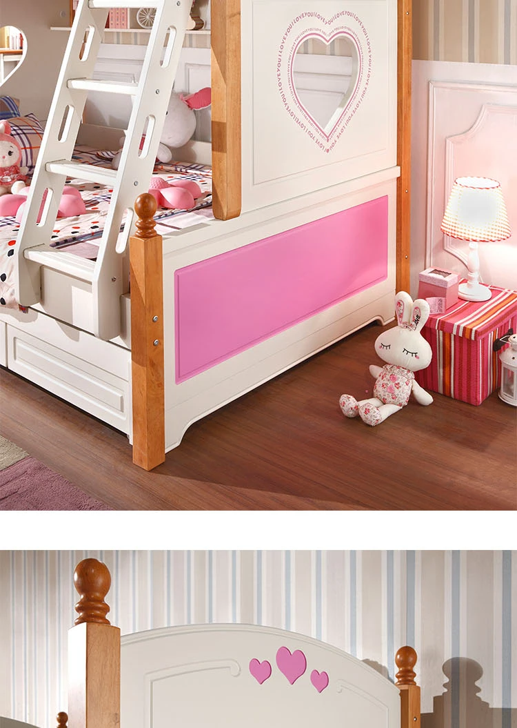 Hot Simple Design Wooden Child Baby Kids Double Deck Bunk Bed Buy Bunk Bed