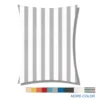 JINGQI 10' x 15' Rectangle Grey-White-Stripes UV Block HDPE Fabric Sun Shade Sail for Outdoor Garden