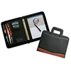 Custom PU leather A2 folder portfolio bag with handle