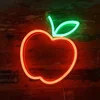 Advertising led apple flex led light for holiday room decoration