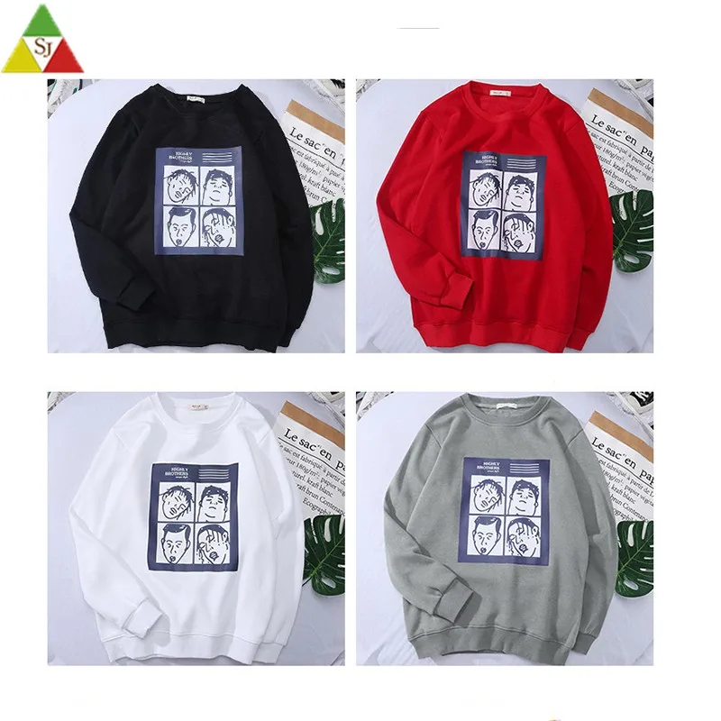 Fashion Men's Sweatshirts Crew Neck Long Sleeve Sweatshirts Buy Men