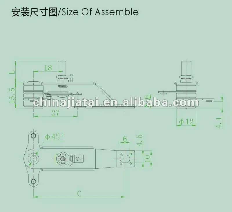 JIATAI KST232-A UL Adjustable Iron thermostats in wenzhou