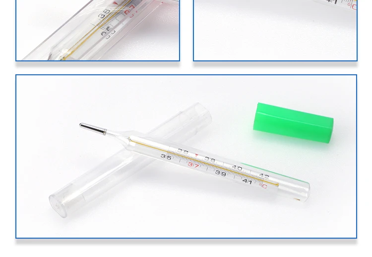 High quality Glass Thermometer hot sale Armpit Clinica Medical Thermometer