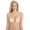 Wing Shape Women Free Bra Strapless Invisible Adhesive Draw String Bra