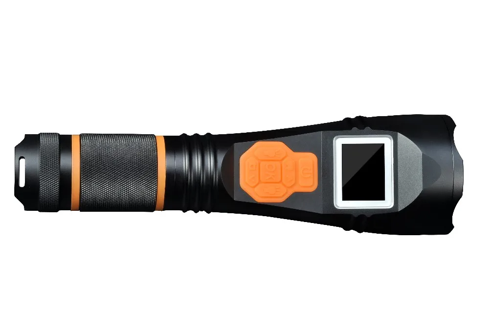 Large Capacity Waterproof Ip66 2.2ah Rechargeable Led Torch Light