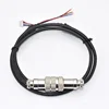 M16 Aviation Plug 8P Male To Famale L=500MM BLK Waterproof Connector For LED Photoelectric Equipment