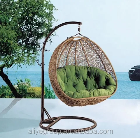 Outdoor Synthetic Rattan Swing Egg Chair-adh513 - Buy Hanging Garden