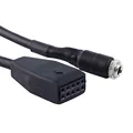 3 5mm Female Plug AUX Audio Adapter Cable For BMW E46 3 Series Business MP3 CD