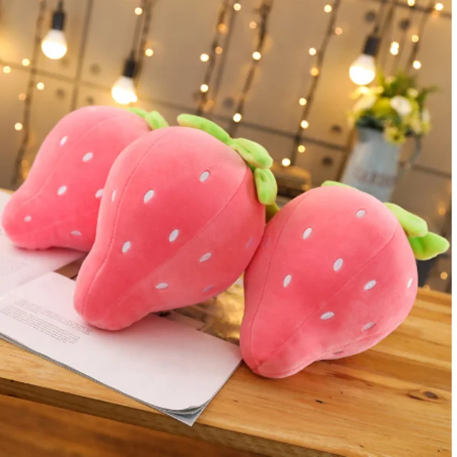 pink strawberry plush