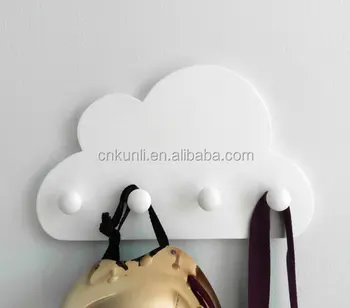 White Cloud Nursery Coatrack Kids Coat Rack Wooden Wall Hook For White Cloud Nursery Coatrack Kids Coat Rack Wooden Wall Hook For Children