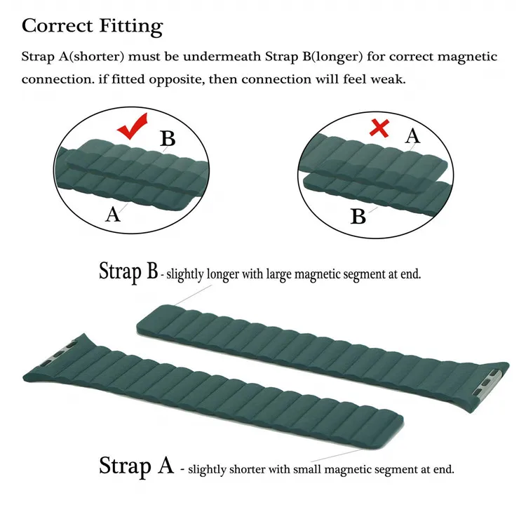 20mm Leather Loop Wrist Watch Band Straps For Samsung Galaxy