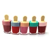 Private Logo Lip Gloss mini Packaging beauty lovely color ice-lolly shape 5 Colors Lipgloss Matte Popsicle Liquid lipstick