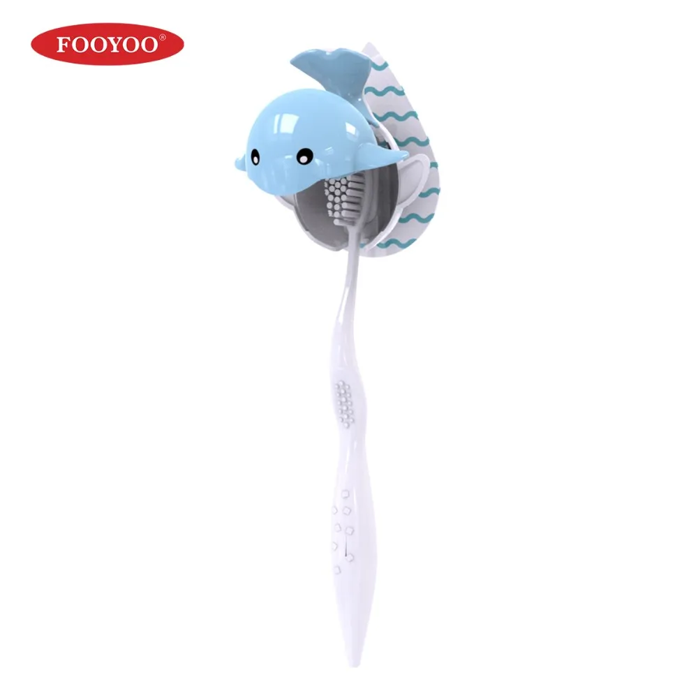 Animal Antibacterial Toothbrush Holders Suction Cup Cover With Suction