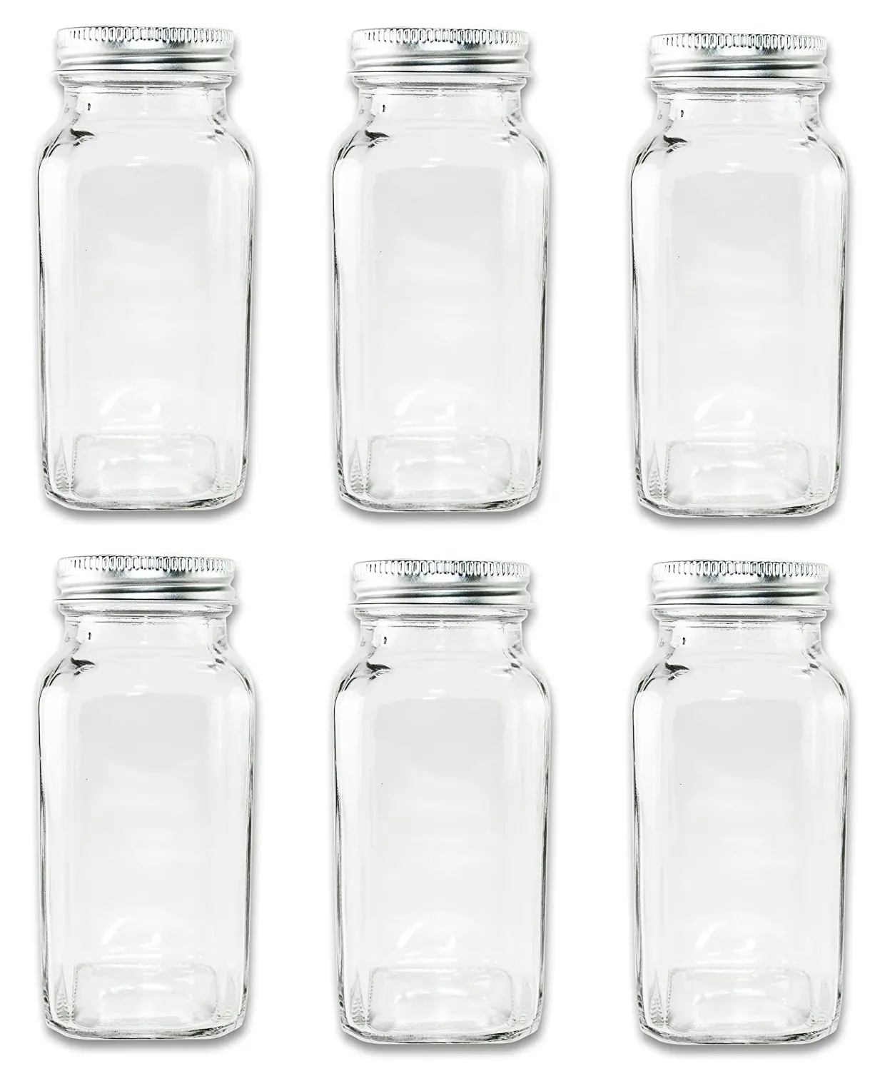 6 oz glass spice jars