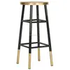 Black/ Gold restaurant counter stools