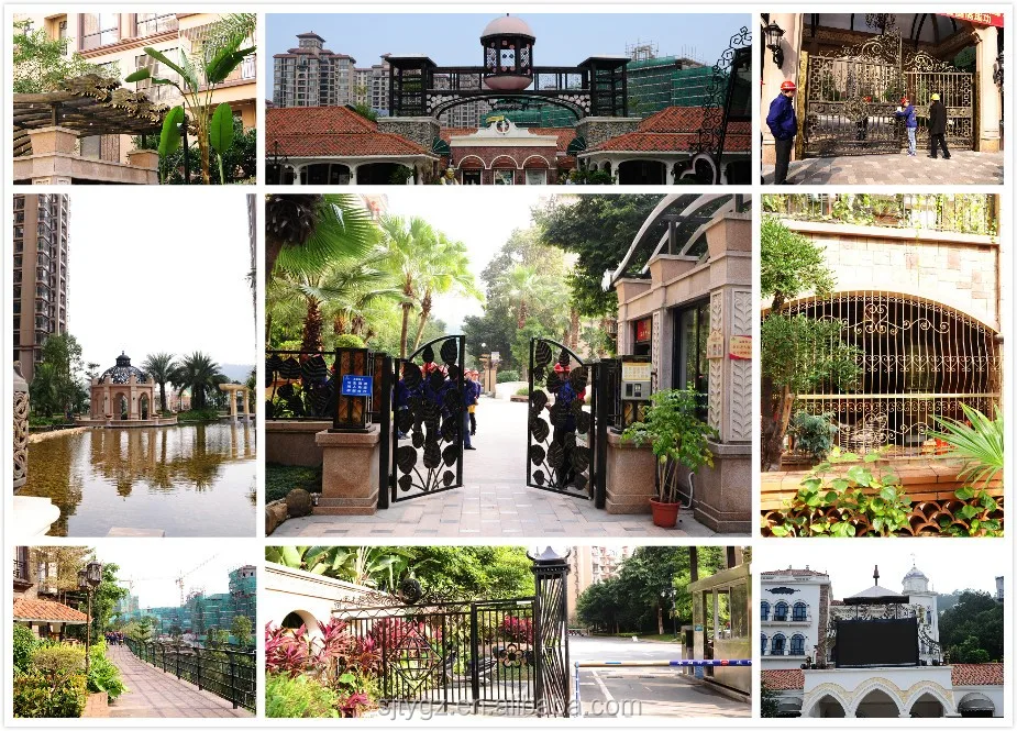 Tipo De Puertas De Entrada Y Material De Puerta De Hierro,Puerta De