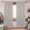 Bedroom Wholesale Cheap beige sheer curtain Natural Luxury Sheer Curtain Fabric Material For Sale